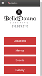Mobile Screenshot of belladonnacatering.com